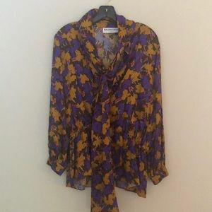 Silk Balenciaga Floral blouse